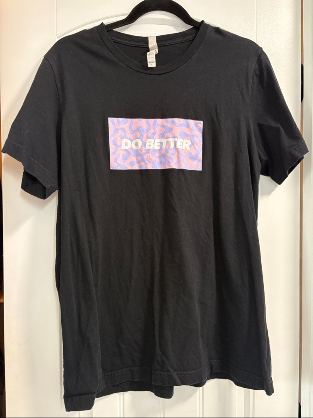 Do Better Graphic Black Crew Tee